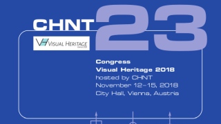 Logo der "23. Conference on Cultural Heritage and New Technologies" 2018