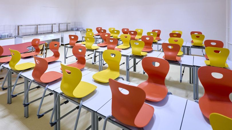 copyright: Stadt Wien/Markus Wache Vzbgmin. Emmerling - Corneliusgasse 6 wird auf schulische Tagesbetreuung umgestellt, Corneliusgasse 6, 13.10.2025 © Stadt Wien/Markus Wache