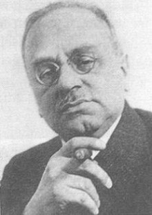Alfred Adler with a cigar