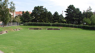 Rasenfeld der Jugendsportanlage im Herderpark
