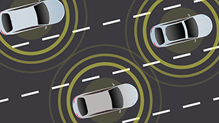 Visualisierung von selbstfahrenden Autos im Straenverkehr