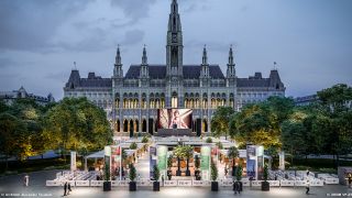 Rathausplatz Viyana Film Festivali’nden genel görüntü