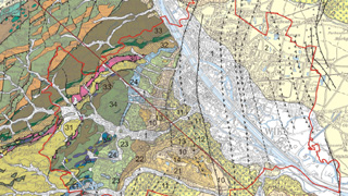 Geologische Karte Wiens