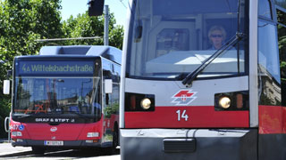 Bus und Straenbahn der Wiener Linien