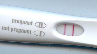 Test za trudnoću sa pozitivnim rezultatom