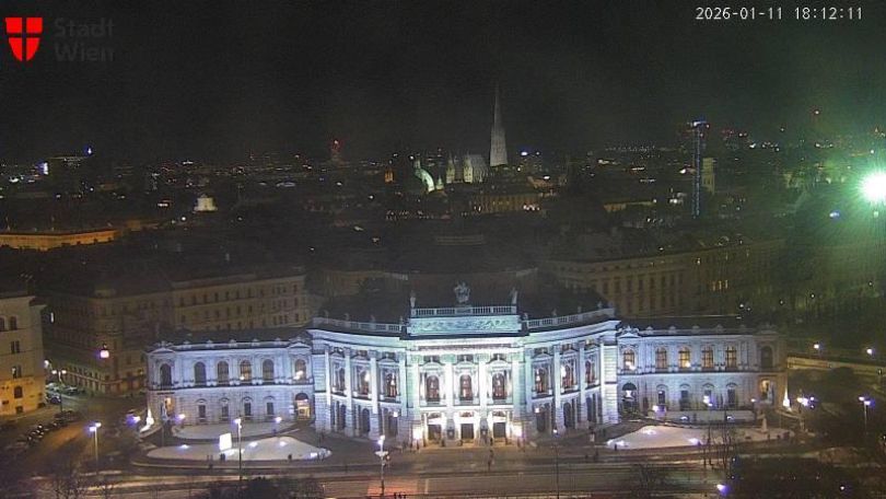 View from the tower of the Vienna City Hall