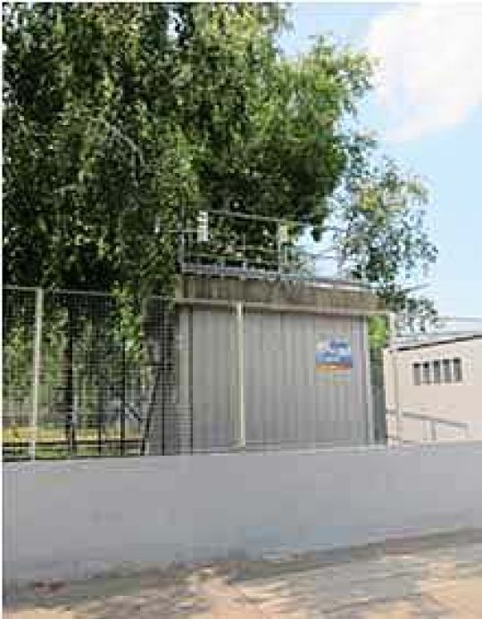 copyright: MA 22 Gebäude der Luftmessstelle Gaudenzdorf