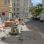 copyright: BV 6 Baustelle in einer Gasse zwischen Altbauten
