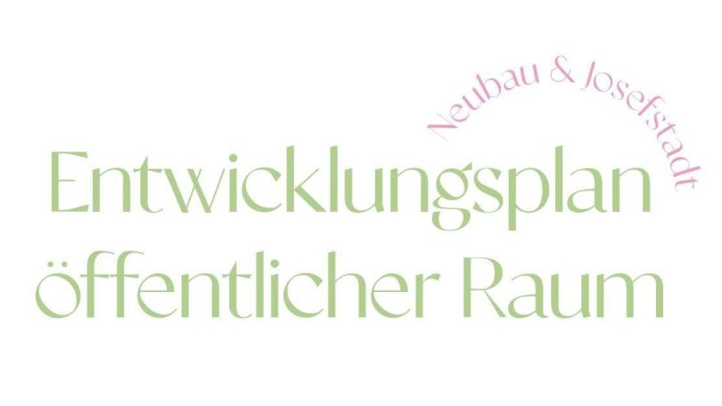 Cover der Publikation mit Text "Entwicklungsplan öffentlicher Raum"