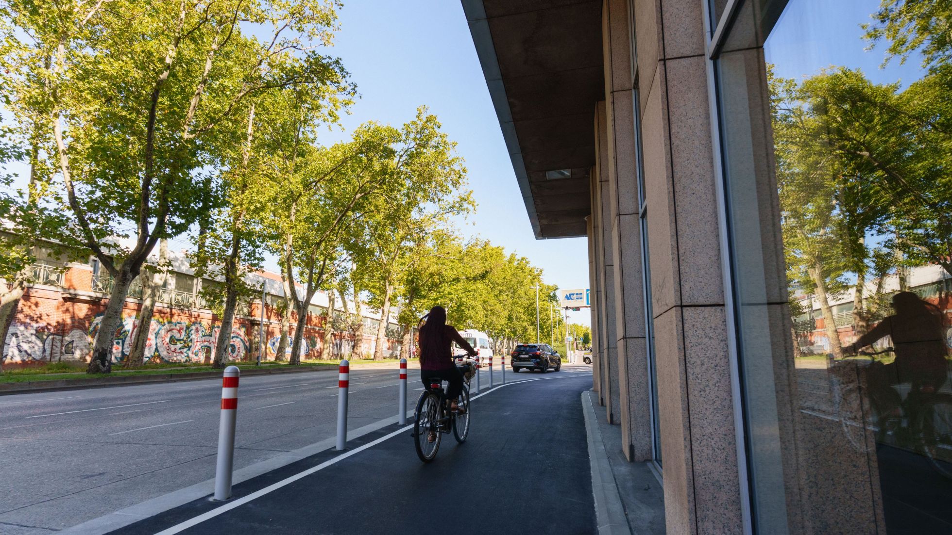 Radweg entlang des Gürtels