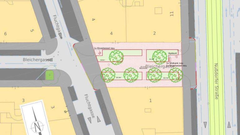 copyright: BV 9 Plan für die Bleichergasse