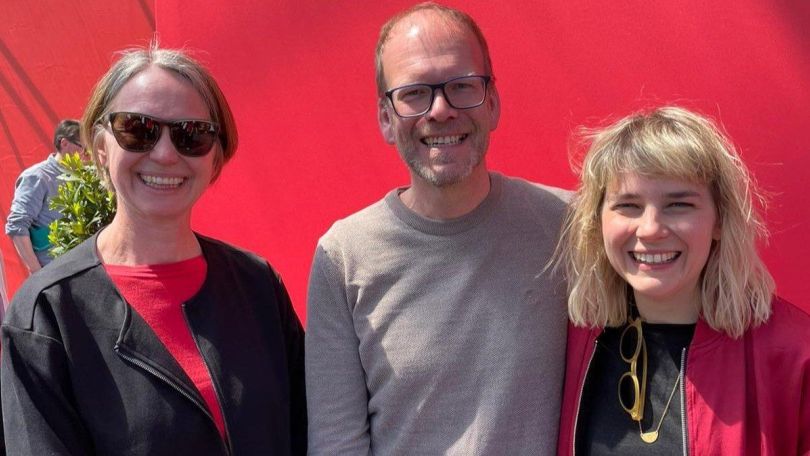Michaela Schüchner, Dietmar Baurecht, Steffi Lamp, Vorsteher*innen der Bezirke 14, 15 und 16