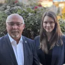 Bezirksvorsteher Peter Jagsch und Gemeinderätin Alice Seidl