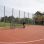 Ballspielplatz mit Gitterzaun, Fußballtor und EPDM-Belag