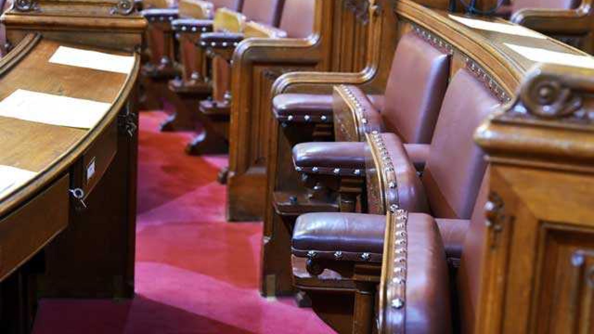 Sitzreihen im Wiener Gemeinderatssitzungsaal