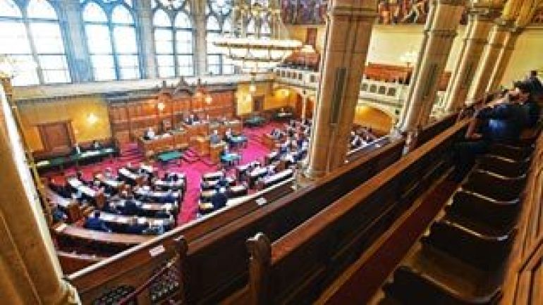 copyright: PID - Christian Jobst Blick von der Besuchergalerie des Wiener Gemeinderatssitzungsaals