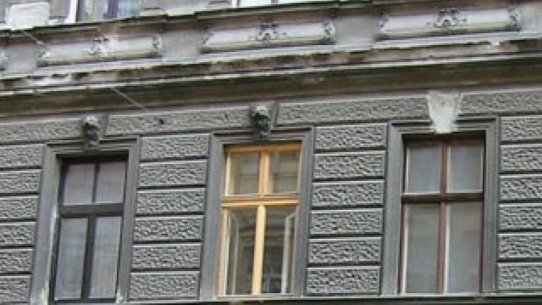 Fensteransicht vor der Restaurierung