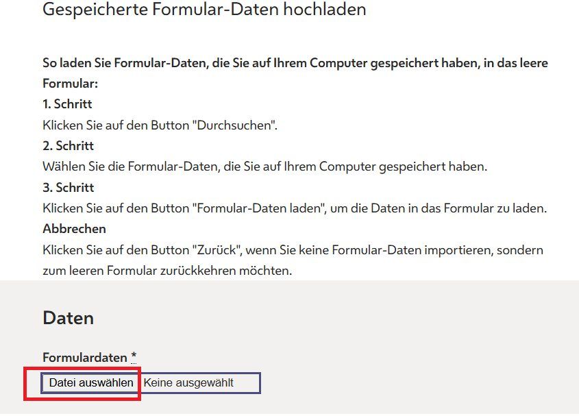 copyright: Stadt Wien Kultur (MA 7) Abbildung zeigt Button "Durchsuchen" zum Suchen und Auswählen der gewünschten Datei