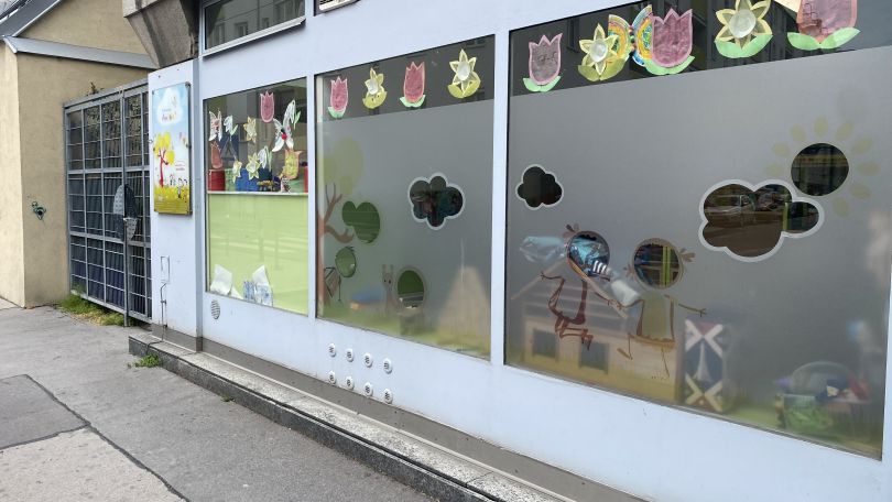 copyright: Kinderlachen-Samia Hamdi Gebäude Kindergarten Baumgasse 57-61