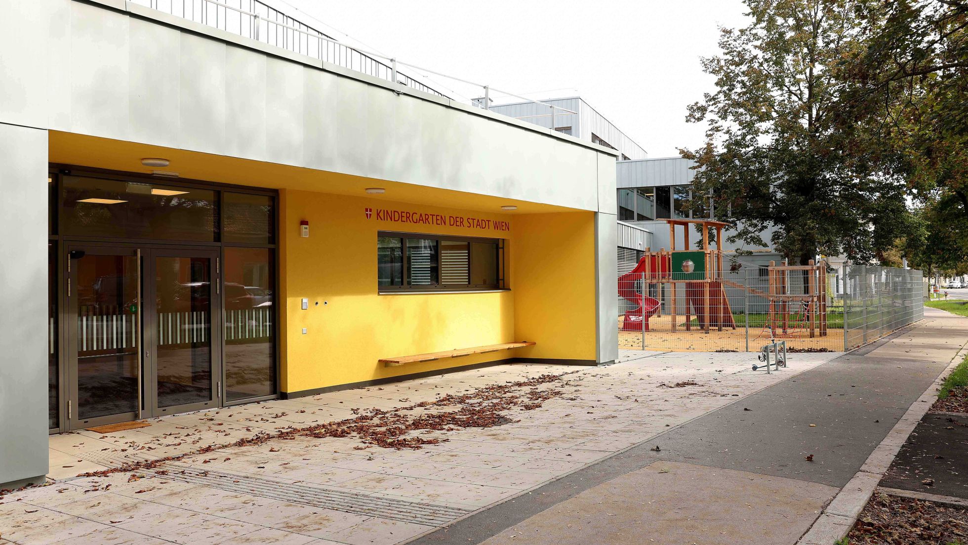 copyright: MA10/VOTAVA Aussenansicht Kindergarten 1140_Hauptstraße 80