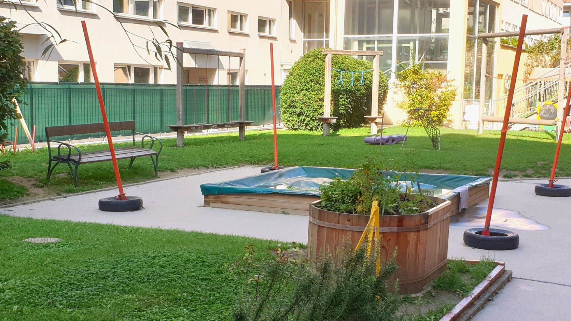 copyright: Kinderfreunde Außenbereich Kindergarten Handelskai 78