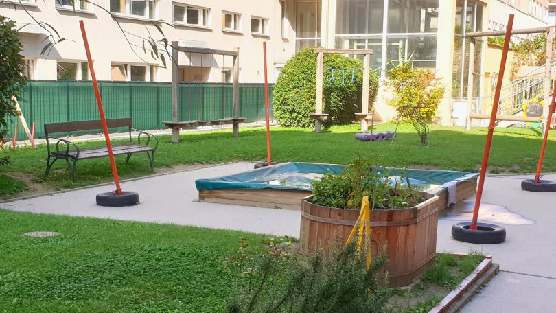 copyright: Kinderfreunde Außenbereich Kindergarten Handelskai 78