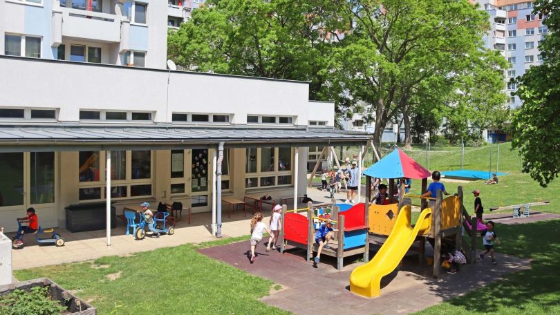 copyright: Kinderfreunde/Jödicke Gebäude Kindergarten Jedlersdorfer Straße 9936
