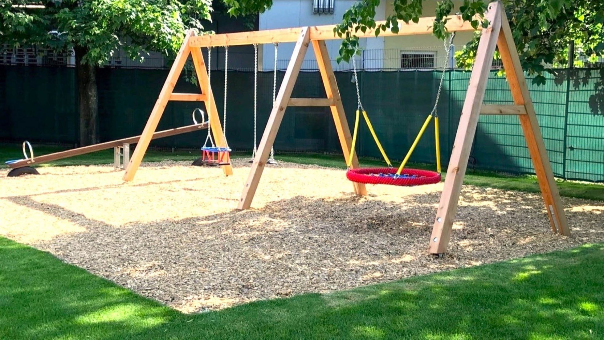 Außenbereich Kindergarten Lange Allee 24