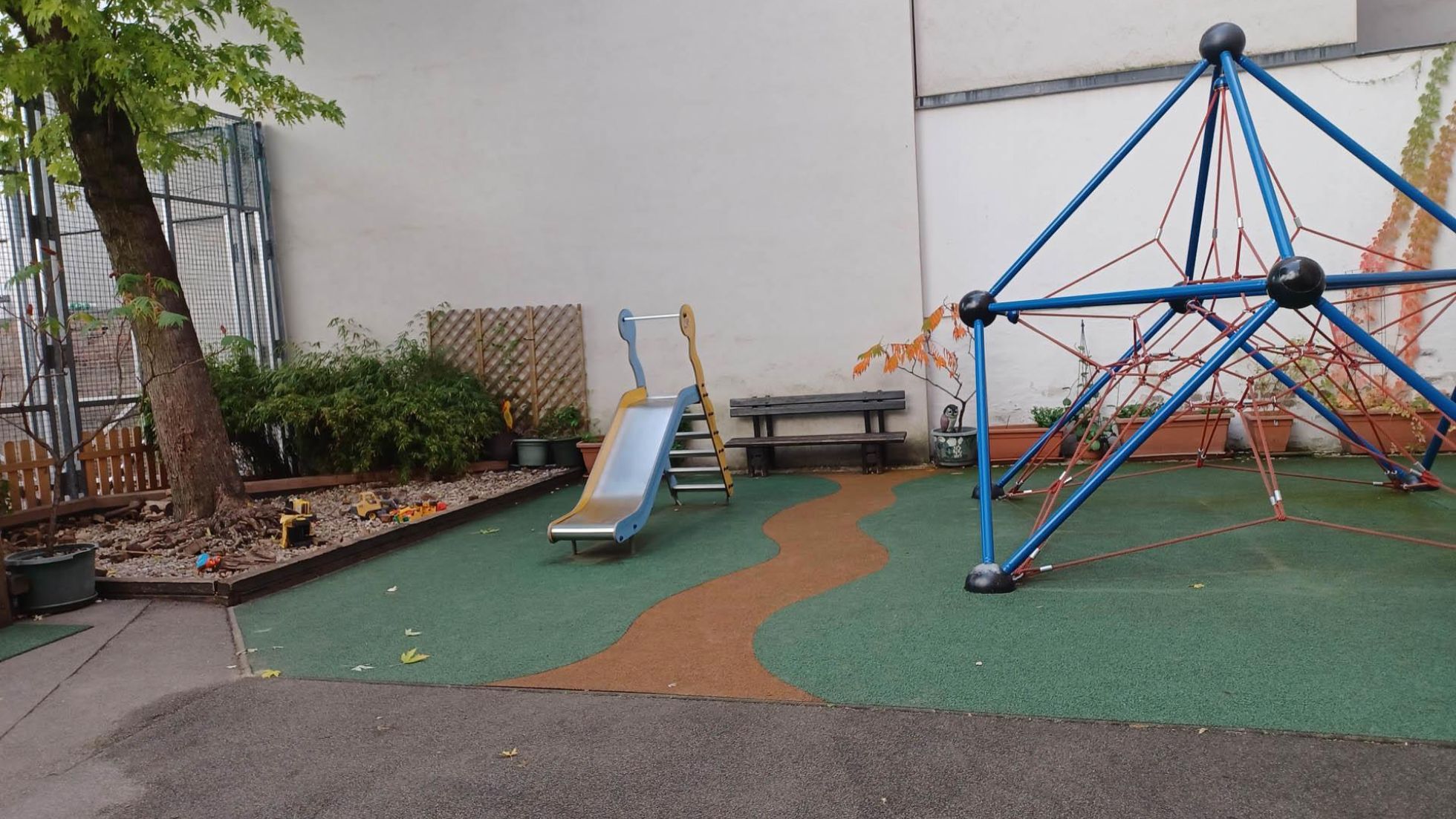 Außenbereich Kindergarten Obere Augartenstraße 34