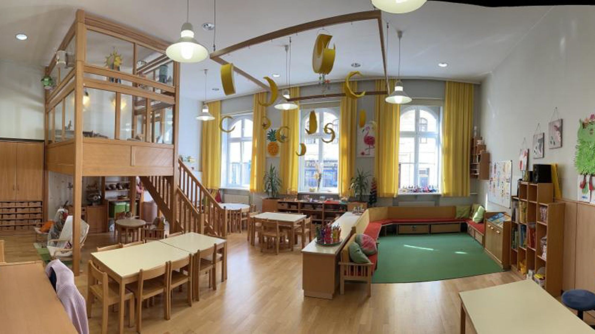 Innenbereich Kindergarten Obere Augartenstraße 34