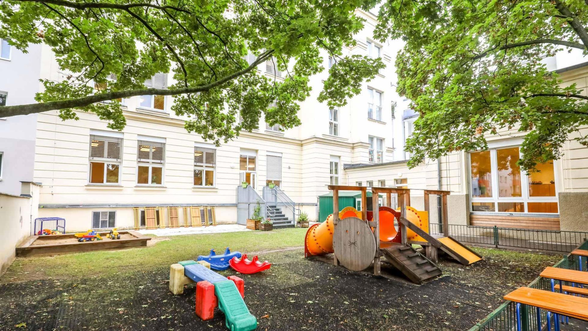 Außenbereich Kindergarten Obkirchergasse 8