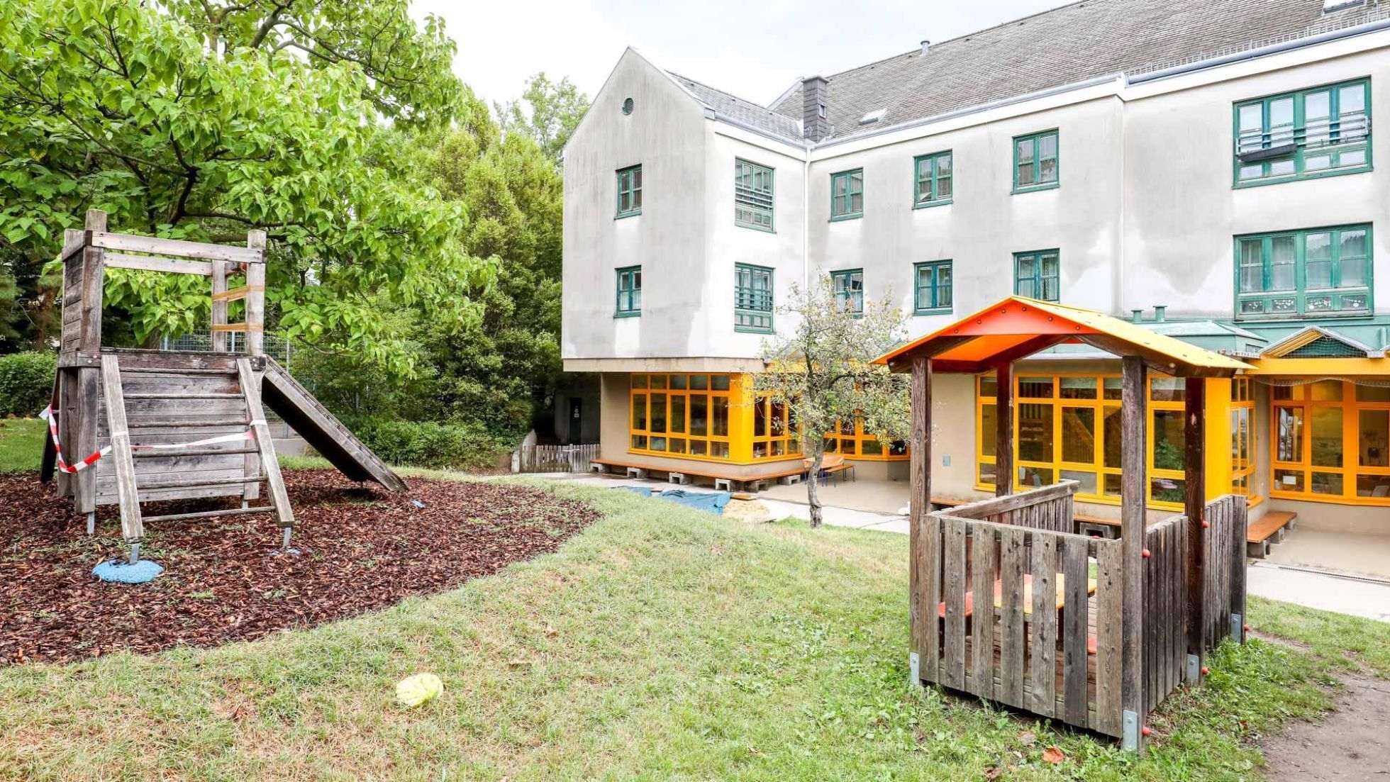 copyright: MA10/Christian Fürthner Außenbereich Kindergarten Gräfweg 5
