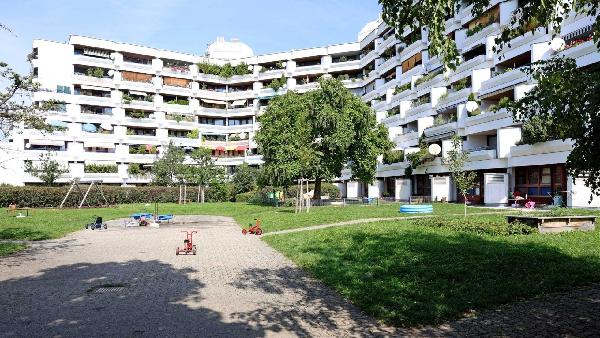 Außenbereich Kindergarten Berzeliusgasse 14