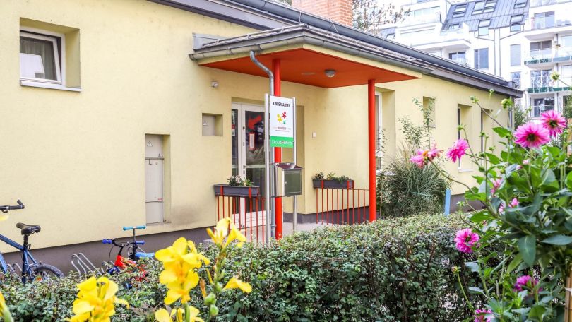 Gebäude Kindergarten Schöpfleuthnergasse 4a