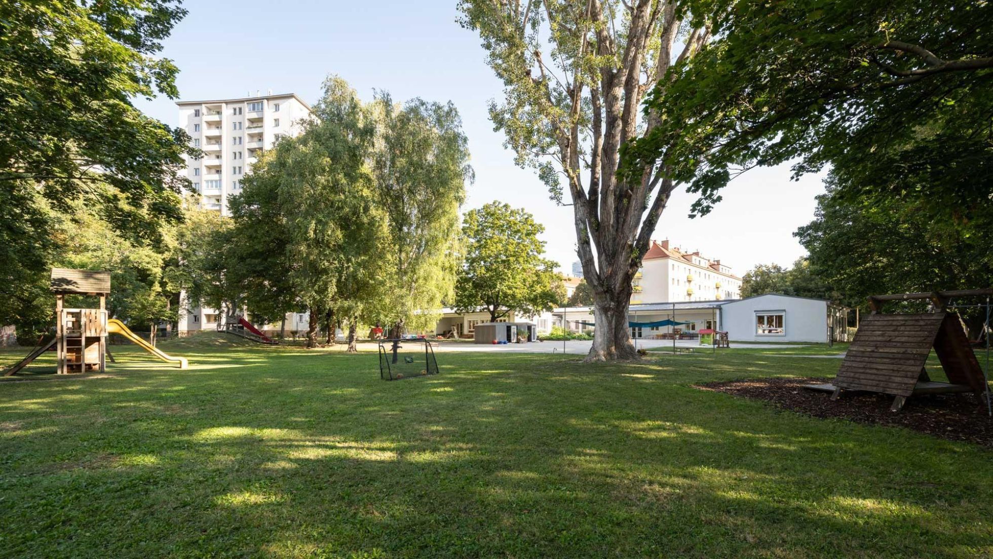 Außenbereich Kindergarten Schiffmühlenstraße 10