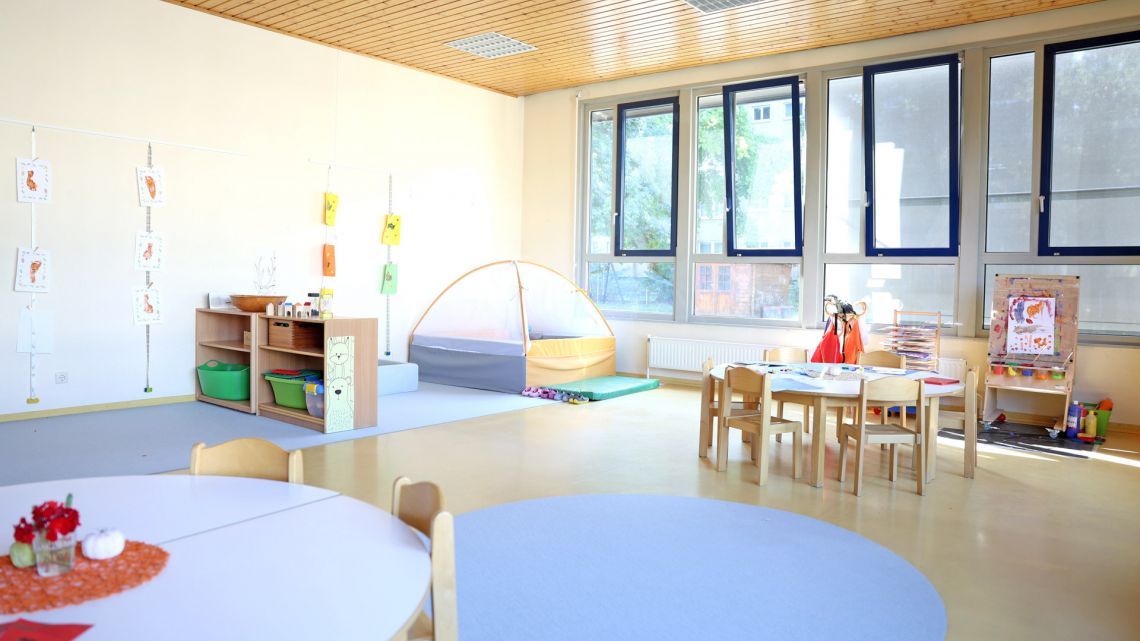 Innenbereich Kindergarten 1220 Bernoullistraße 4