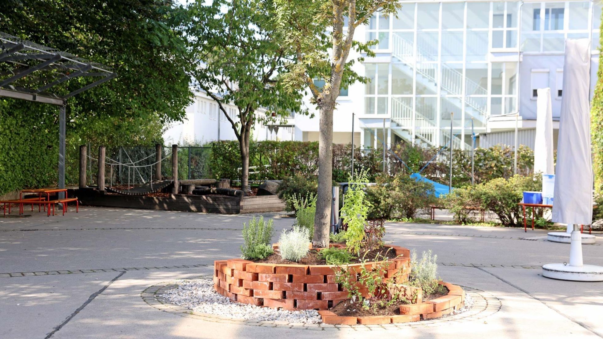 Außenbereich Kindergarten Hardeggasse 69