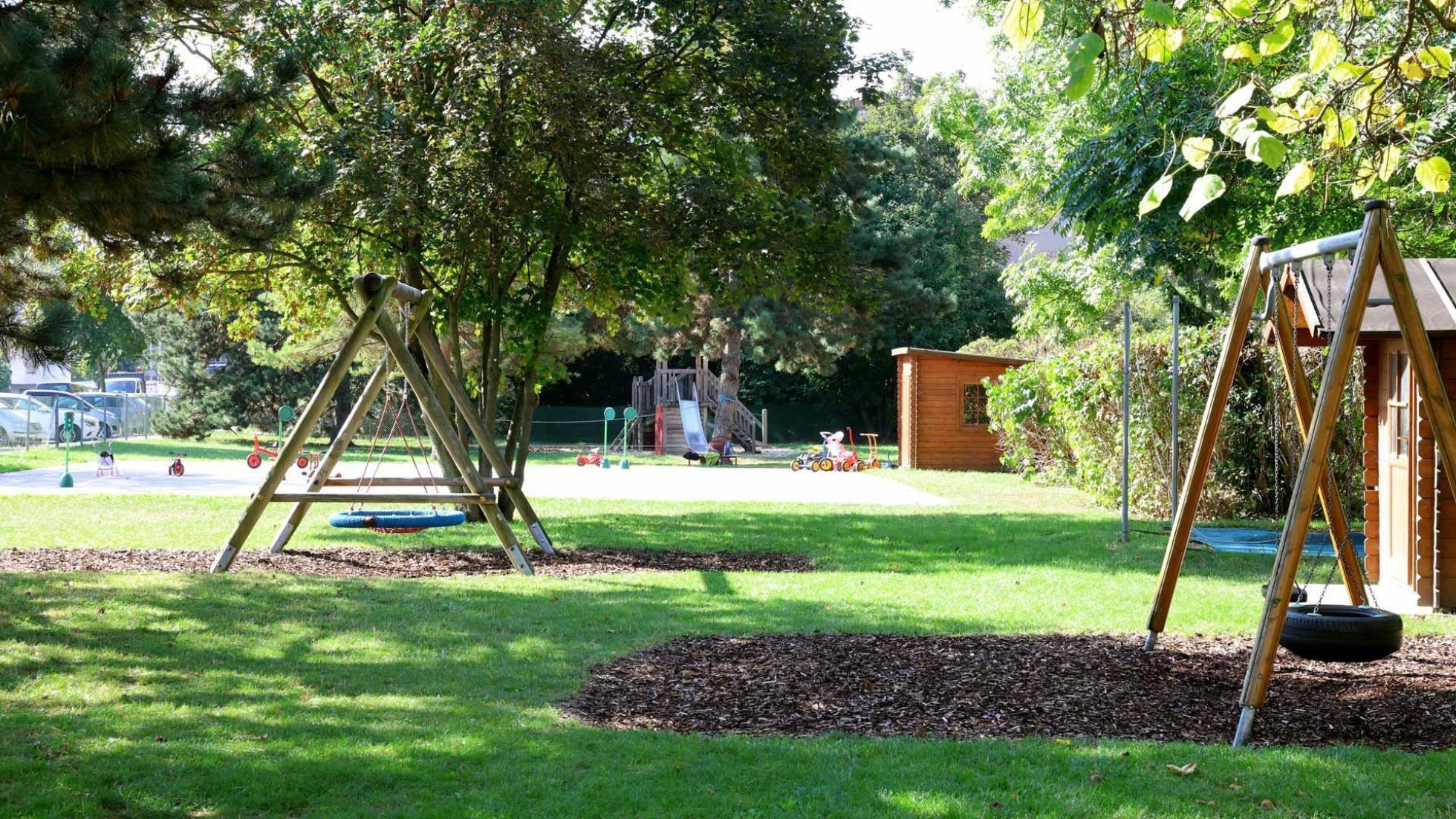Außenbereich Kindergarten Melangasse 5