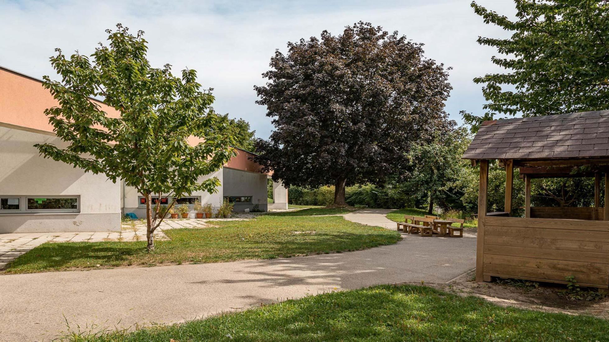 copyright: kindercompany Thomas Dalby Außenbereich Kindergarten Guglgasse 14