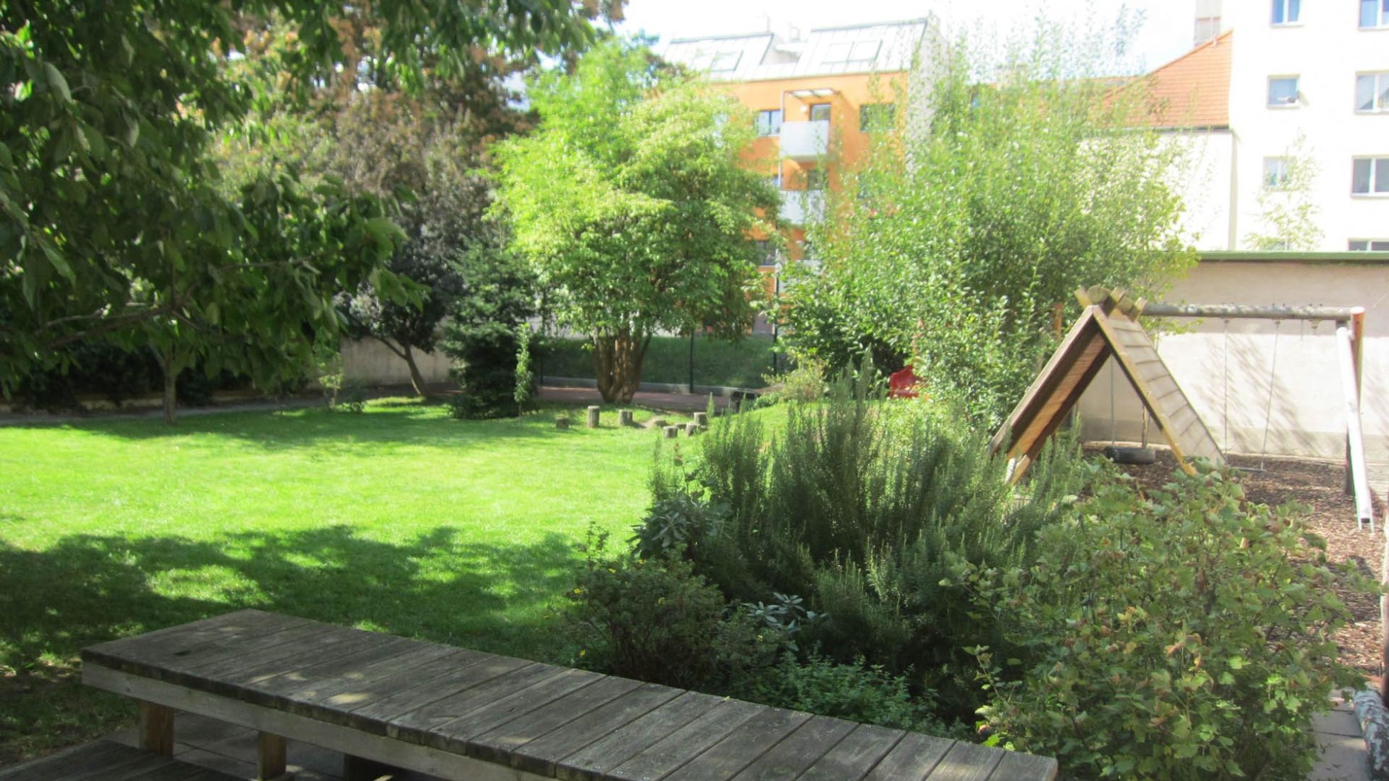 Außenbereich Kindergarten Geblergasse 45