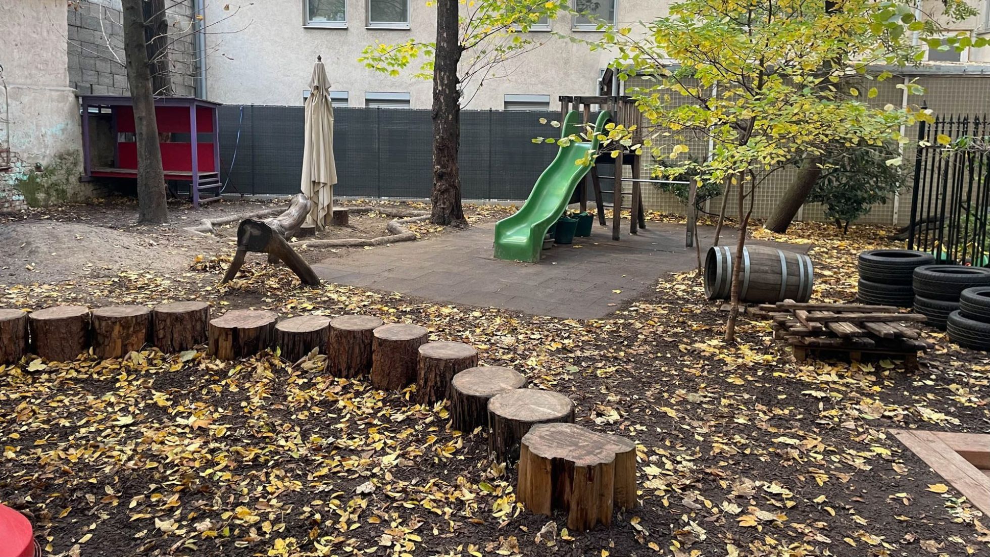 copyright: Montessori Kinderhaus Joanelligasse - Claudia Thomayer Außenbereich Kindergarten Joanelligasse 61-6