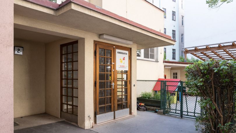 copyright: MA 10/Johannes Wiedl Gebäude Kindergarten Klopsteinplatz 6