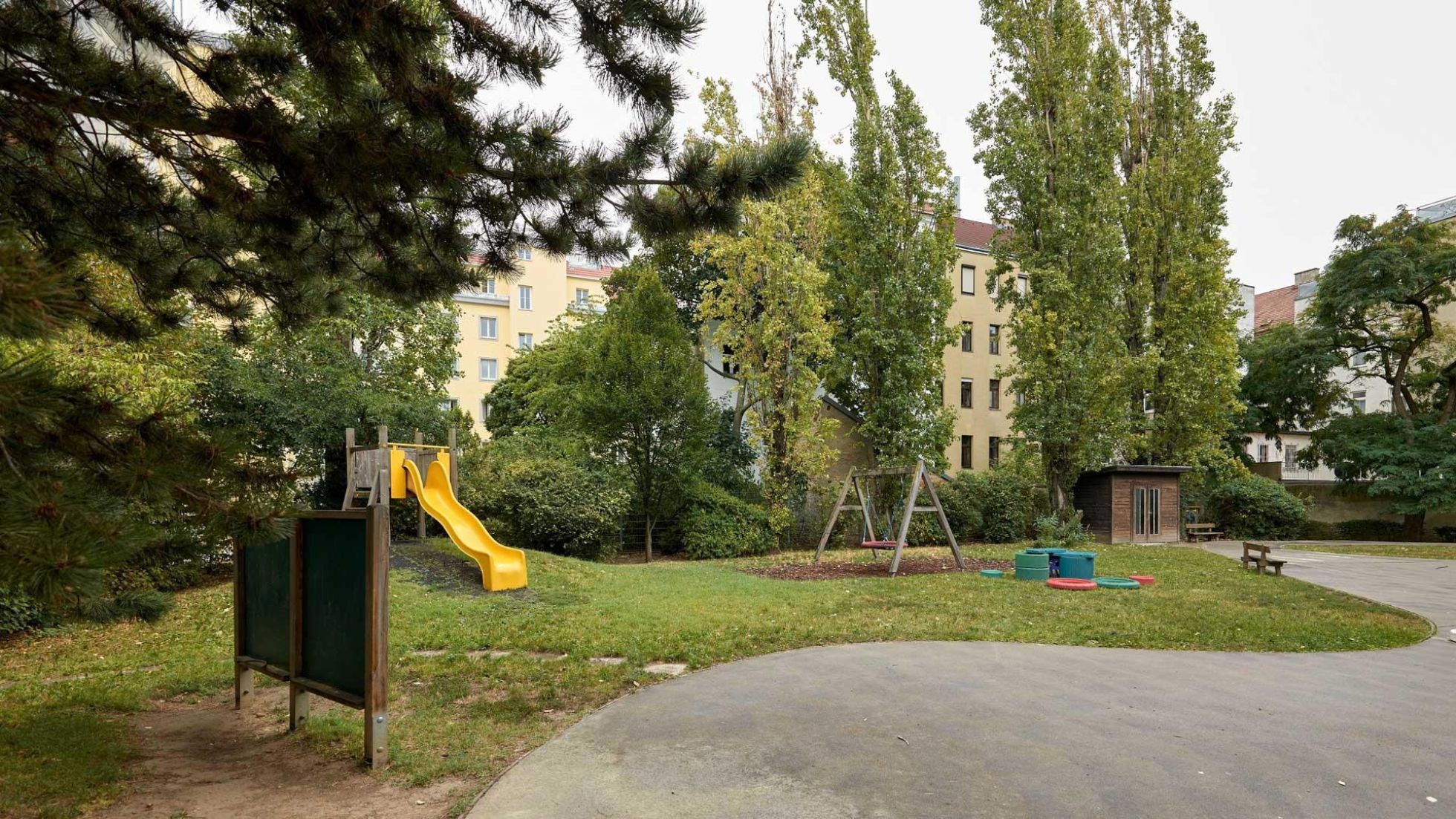 Außenbereich Kindergarten Leonhardgasse 7-13