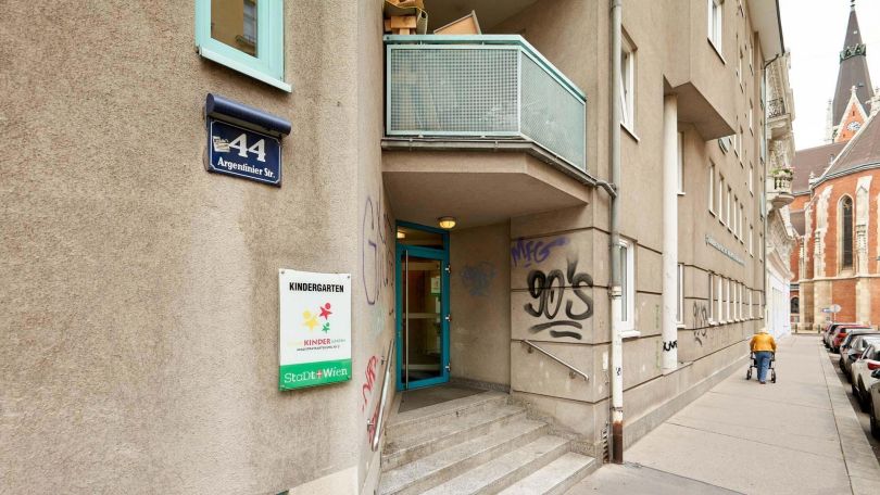 copyright: MA10/Markus Wache Gebäude Kindergarten Argentinierstraße 44