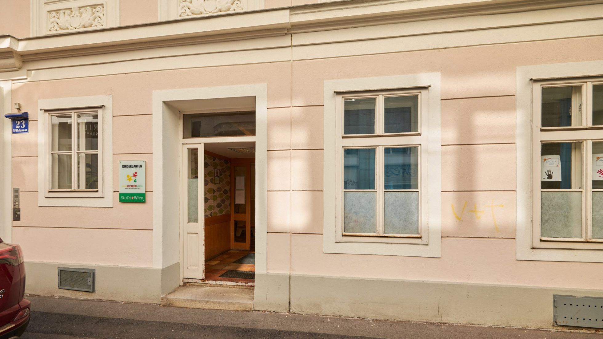 copyright: MA10/Markus Wache Gebäude Kindergarten Mühlgasse 23-25