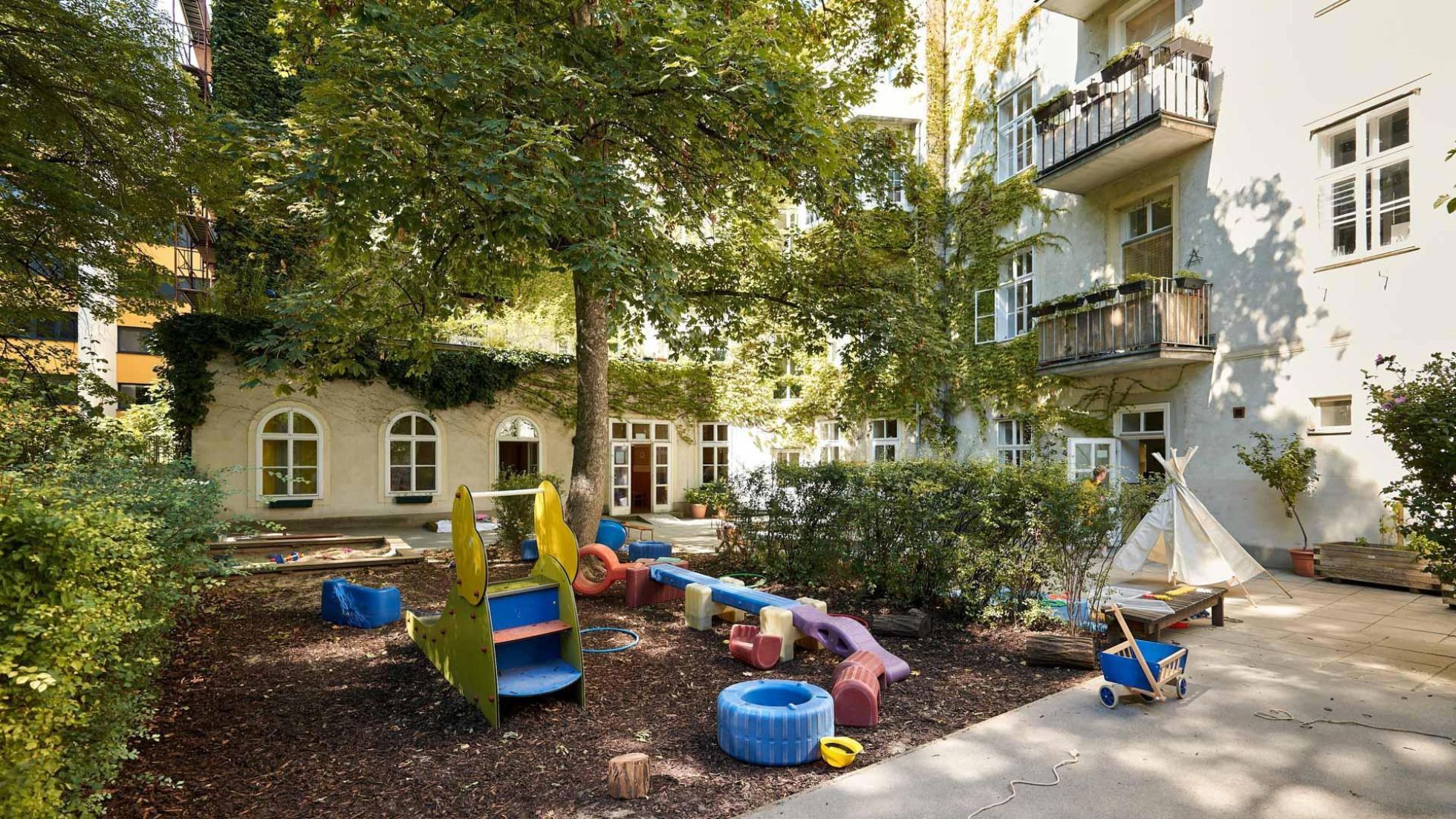 Außenbereich Kindergarten Mühlgasse 23-25