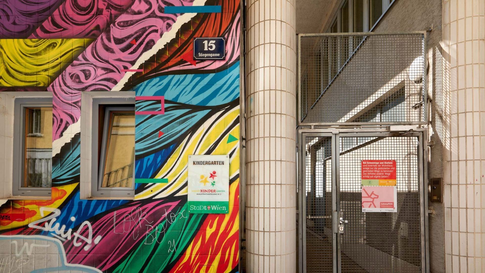 copyright: MA10/Markus Wache Gebäude Kindergarten Stiegengasse 15