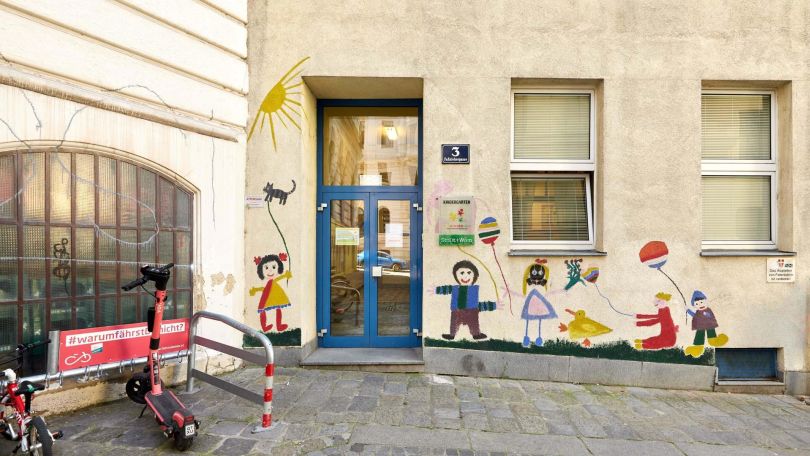 copyright: MA10/Markus Wache Gebäude Kindergarten Faßziehergasse 3