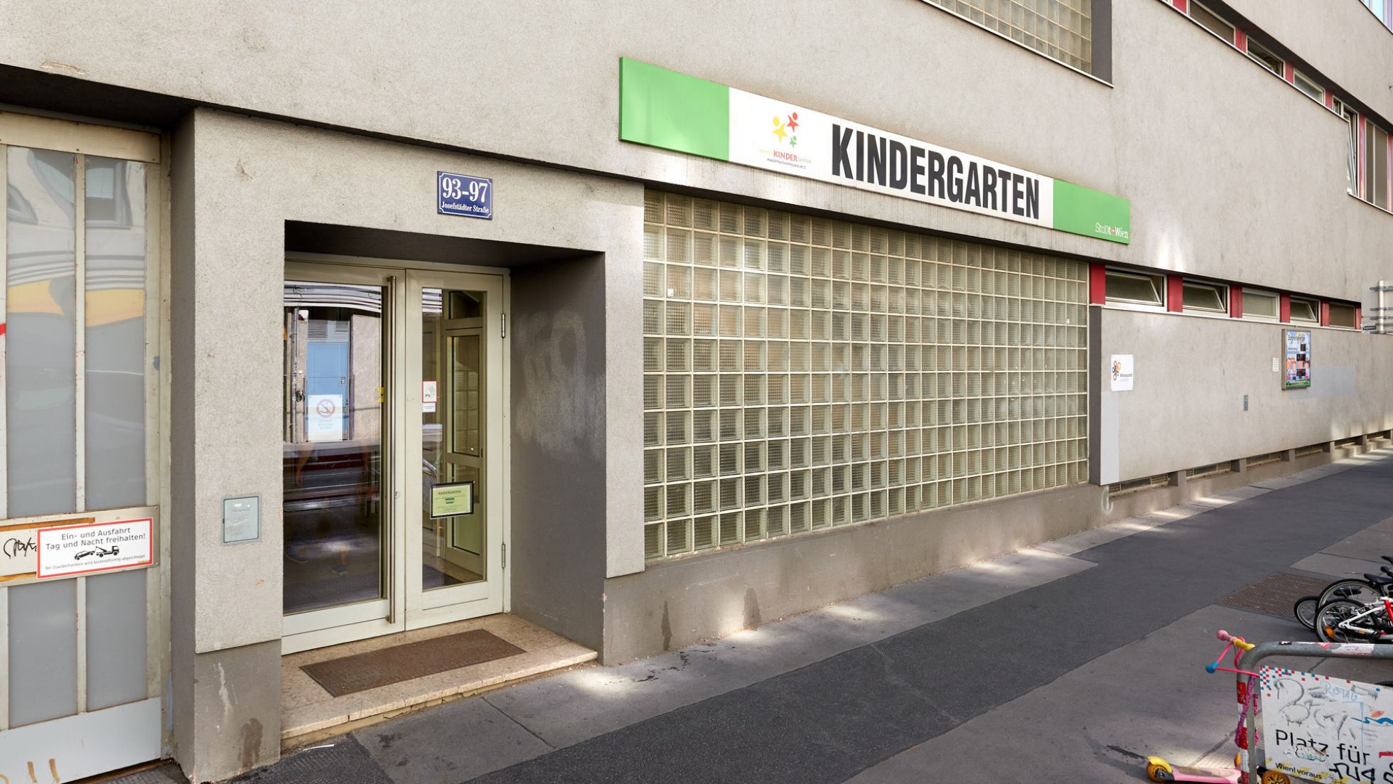 copyright: MA10/Markus Wache Gebäude Kindergarten Josefstädter Straße 93-97/Haus II