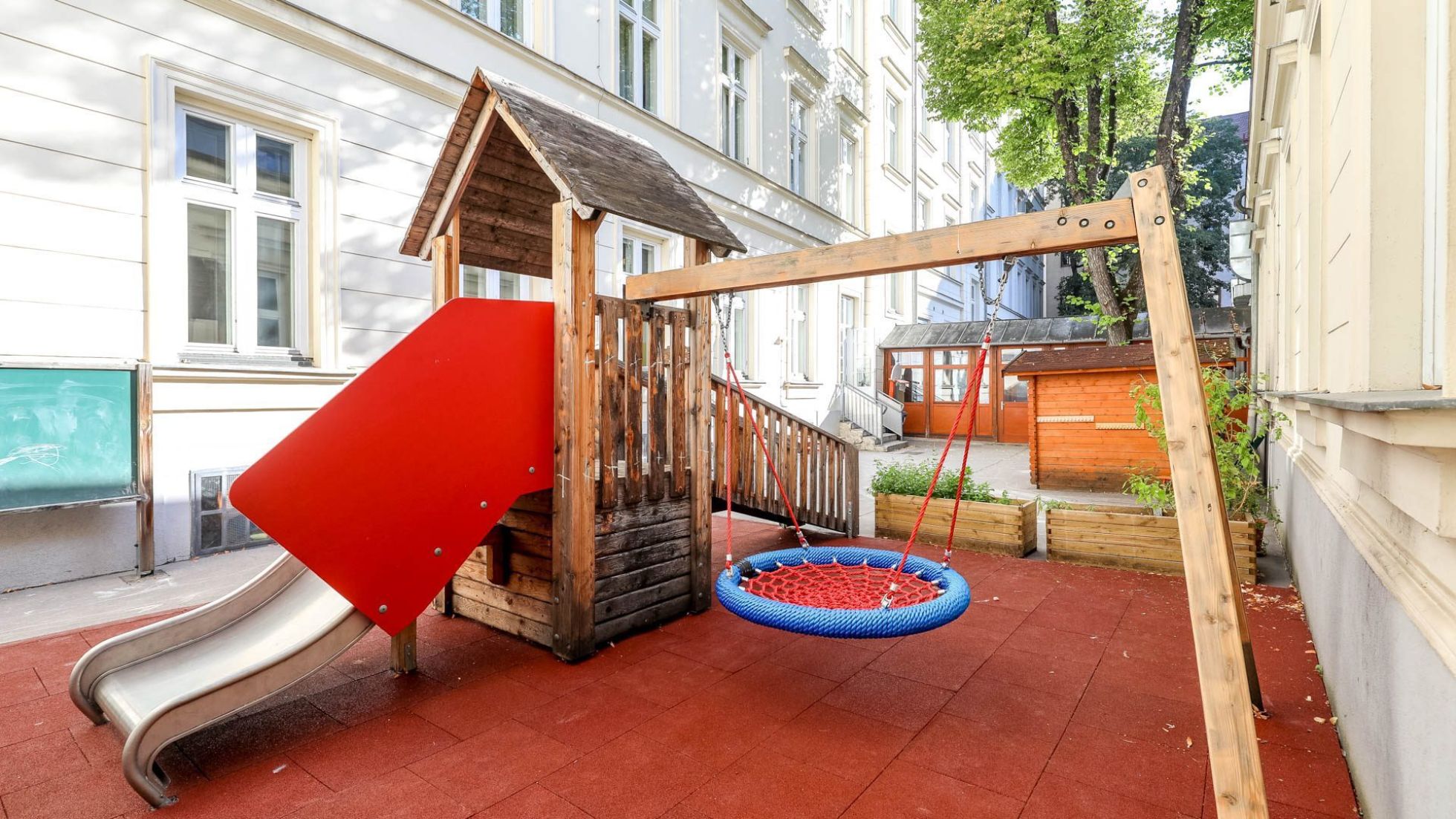 Außenbereich Kindergarten Glasergasse 8